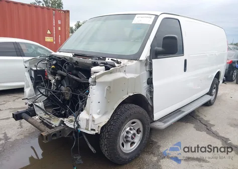 2018 GMC Savana 2500 Work Van z USA, uszkodzony, nr VIN 1GTW7AFG7J1214785